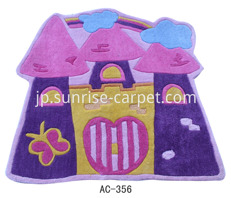 Acrylic Hand Tufted Children Carpet Rug